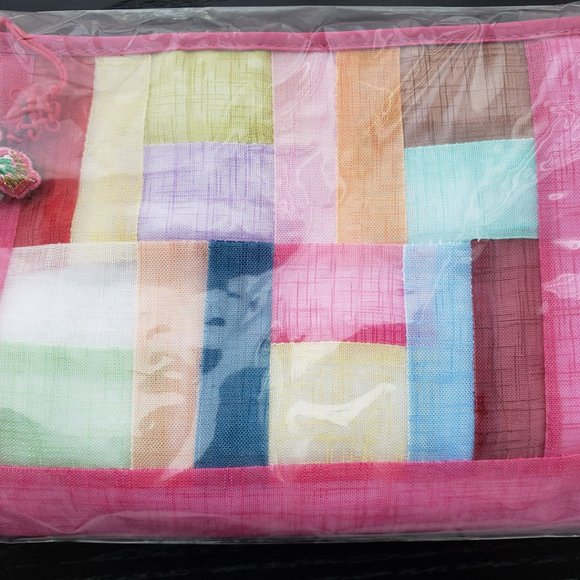 NEW Traditional Korean Style Make up/Toiletry Bag Pouch - Picture 3 of 6